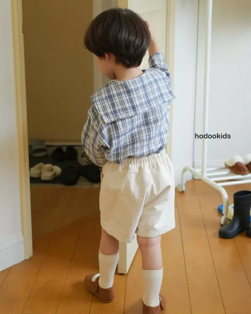 Hodoo - Korean Children Fashion - #littlefashionista - Checker Blouse - 2