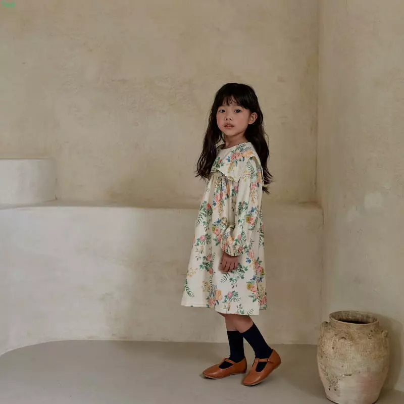 Honeybee - Korean Children Fashion - #childofig - Flower One-piece - 4