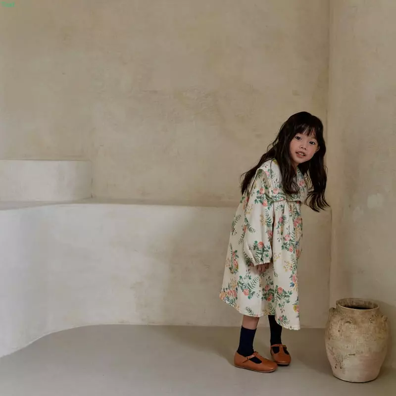 Honeybee - Korean Children Fashion - #discoveringself - Flower One-piece - 6