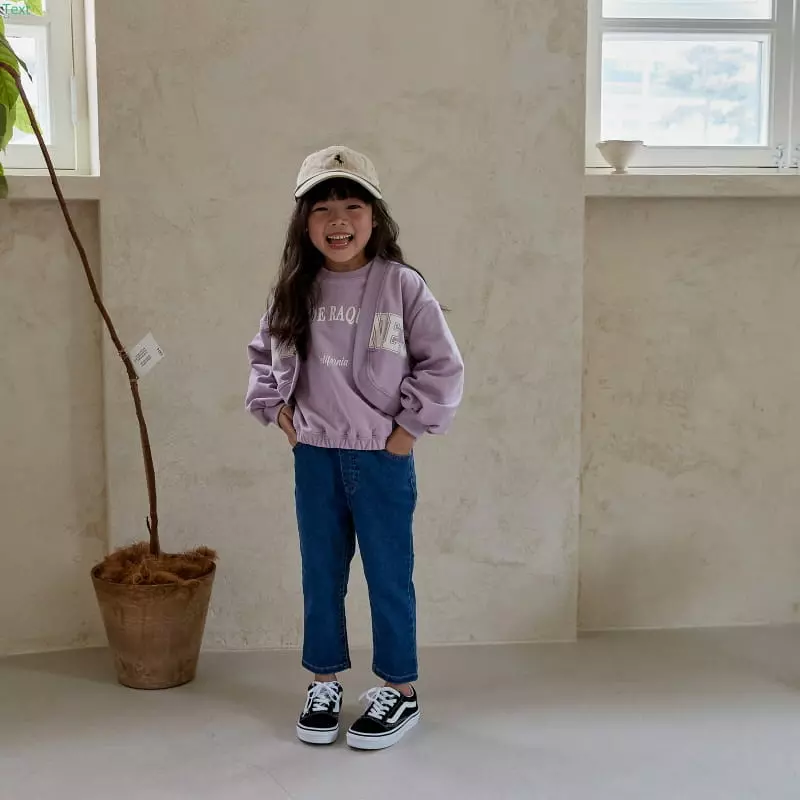Honeybee - Korean Children Fashion - #designkidswear - Denim Straight Span Pants - 4