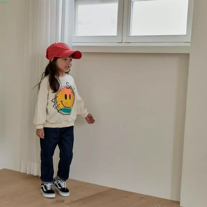 Honeybee - Korean Children Fashion - #discoveringself - Smile Sweatshirt - 11