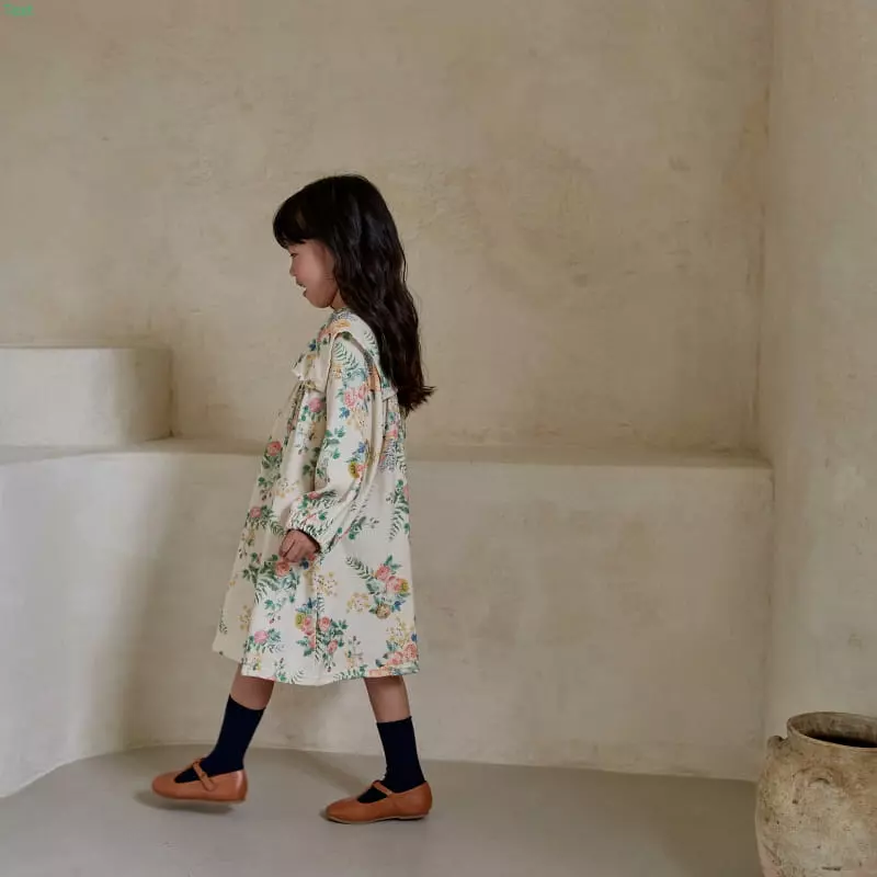 Honeybee - Korean Children Fashion - #kidsstore - Flower One-piece - 9