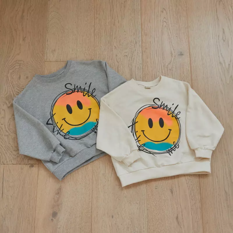 Honeybee - Korean Children Fashion - #kidzfashiontrend - Smile Sweatshirt