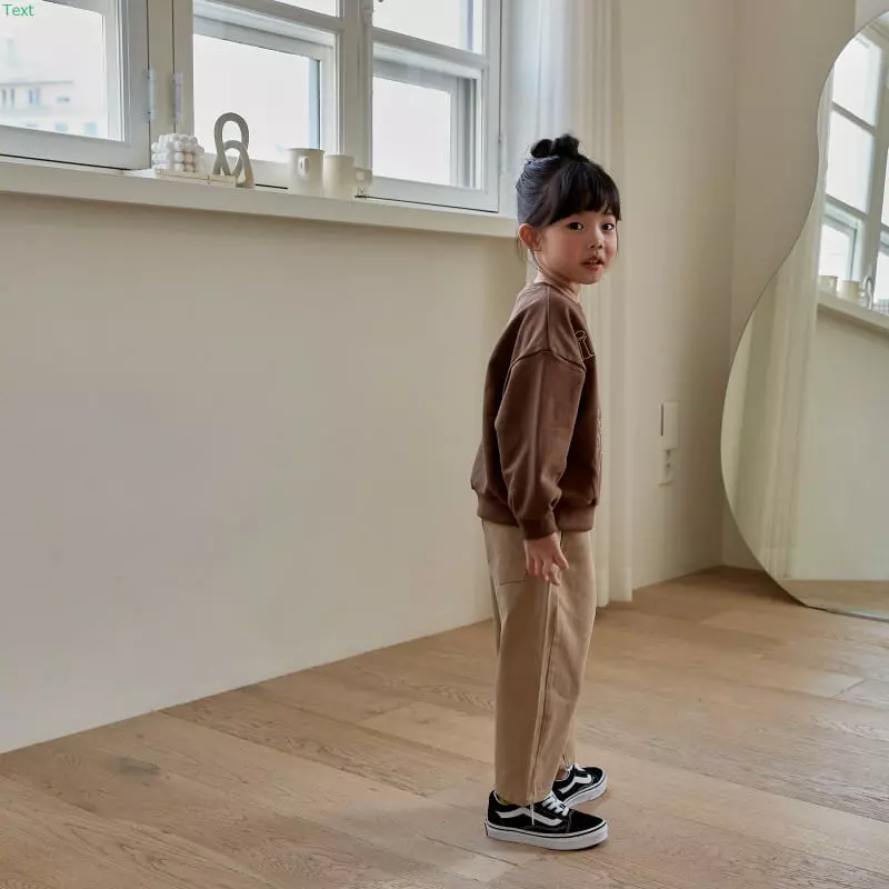 Honeybee - Korean Children Fashion - #littlefashionista - Bear Embroidery Sweatshirt - 9