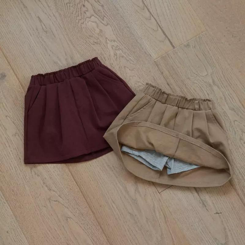Honeybee - Korean Children Fashion - #littlefashionista - Wrinkle Skirt - 2