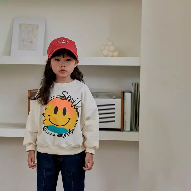 Honeybee - Korean Children Fashion - #littlefashionista - Smile Sweatshirt - 3