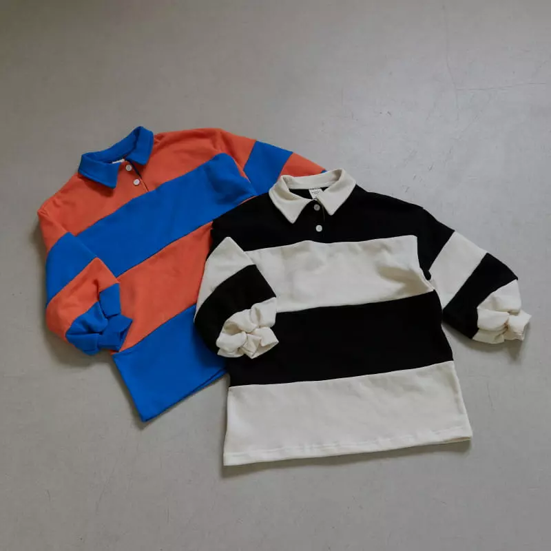Honeybee - Korean Children Fashion - #magicofchildhood - Color Collar One-piece