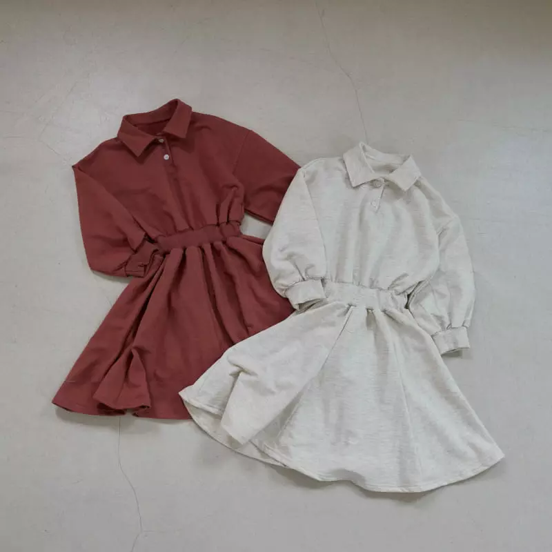 Honeybee - Korean Children Fashion - #minifashionista - Collar Plare One-piece