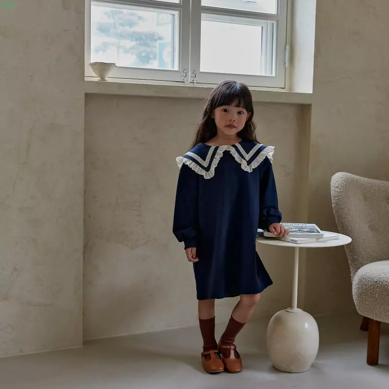 Honeybee - Korean Children Fashion - #toddlerclothing - Sailor One-piece - 4