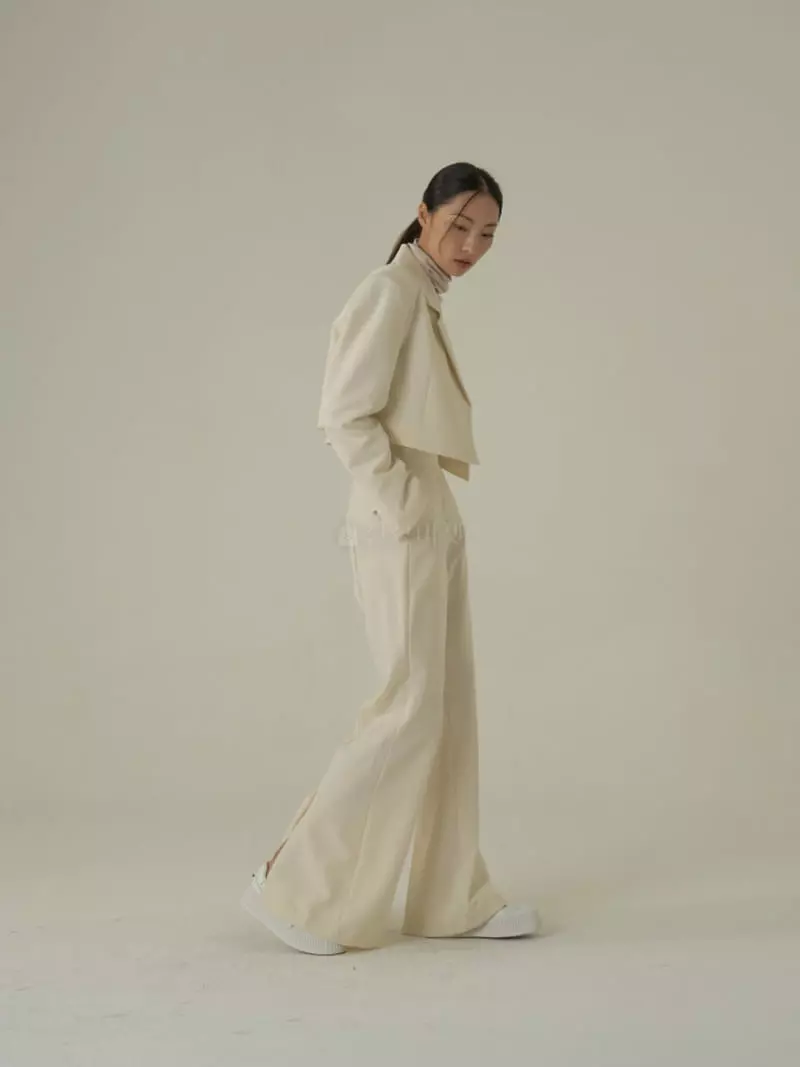 Howl - Korean Women Fashion - #momslook - Corner Slit Bootcut Slacks Pants - 6