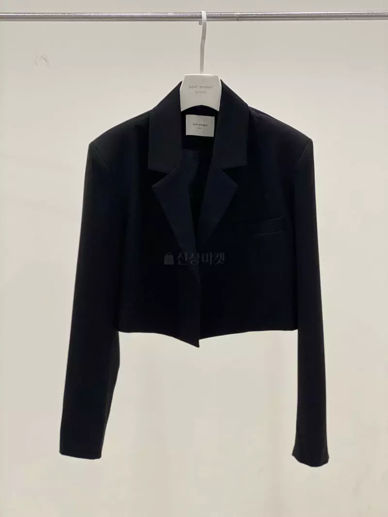Howl - Korean Women Fashion - #momslook - Corner Short Blazer - 5