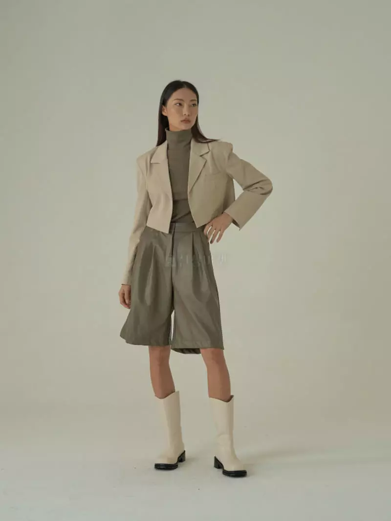 Howl - Korean Women Fashion - #womensfashion - Smile Leather Pants - 4