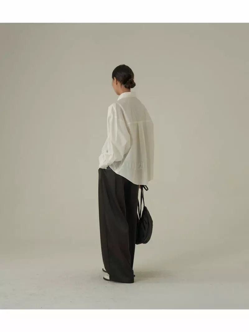 Howl - Korean Women Fashion - #momslook - Satin Wide Banding Pants