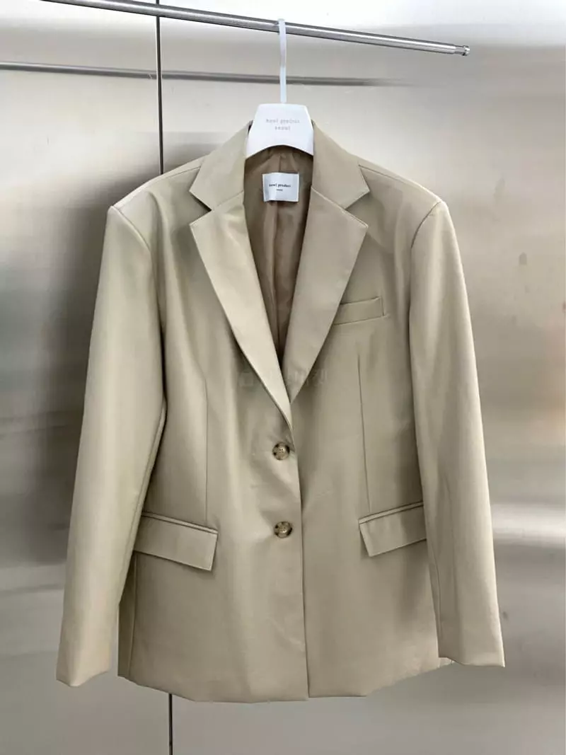 Howl - Korean Women Fashion - #restrostyle - Leather Blazer - 9