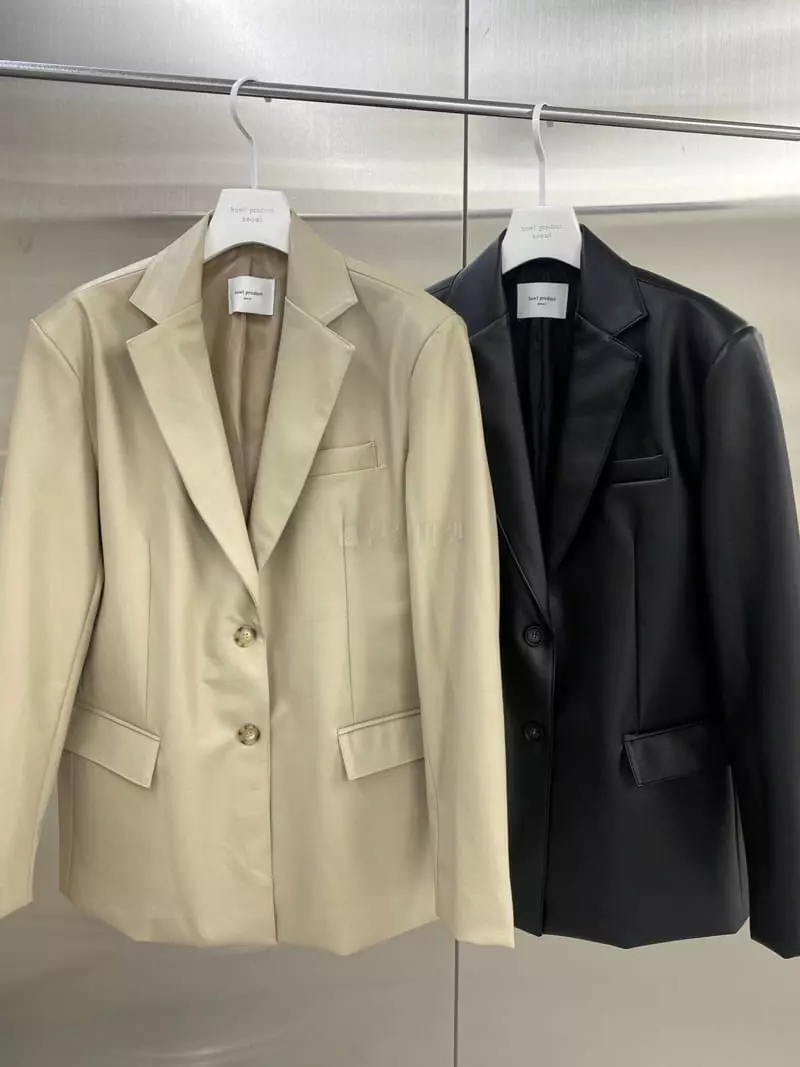 Howl - Korean Women Fashion - #shopsmall - Leather Blazer - 11