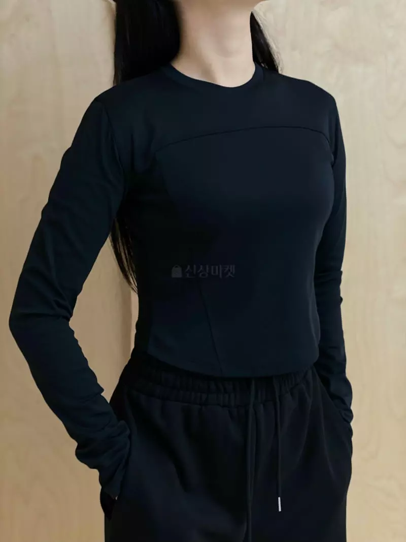 Howl - Korean Women Fashion - #momslook - Short Stitch Longsleeve Tee - 4