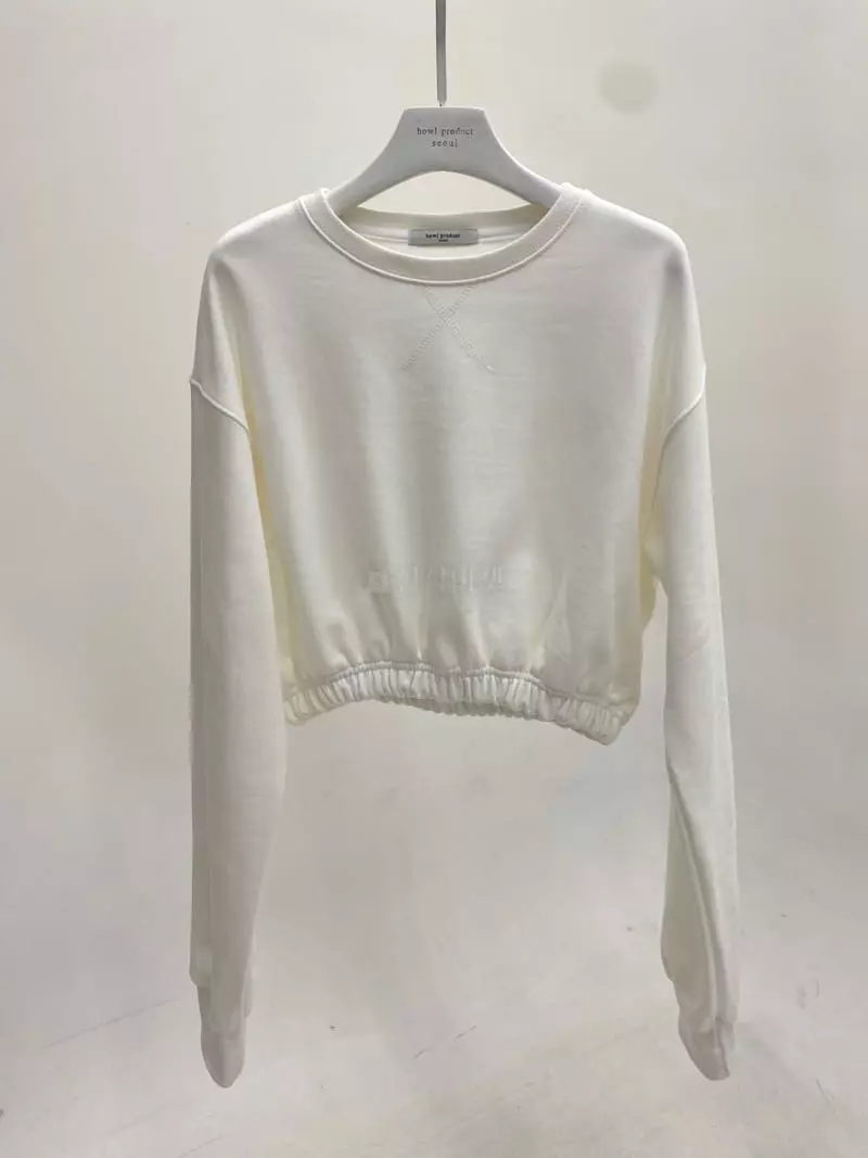 Howl - Korean Women Fashion - #womensfashion - Soft Crop Sweatshirt - 9