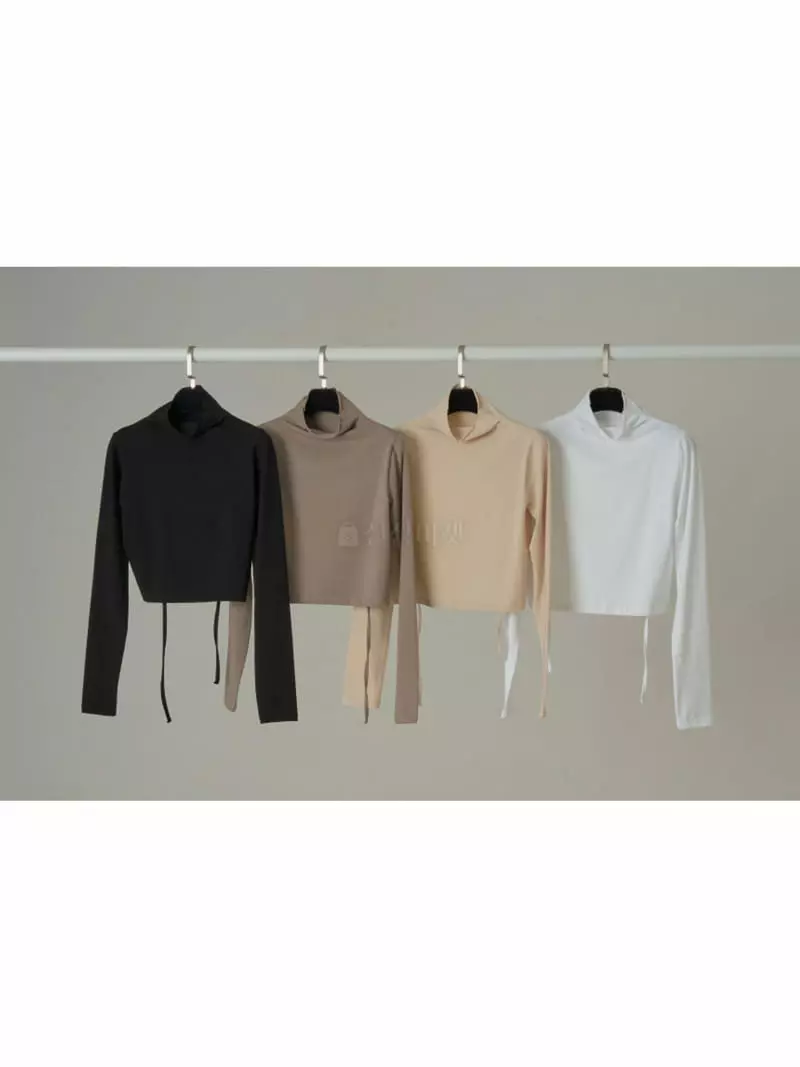 Howl - Korean Women Fashion - #womensfashion - Backless Strap Long Sleeve - 8