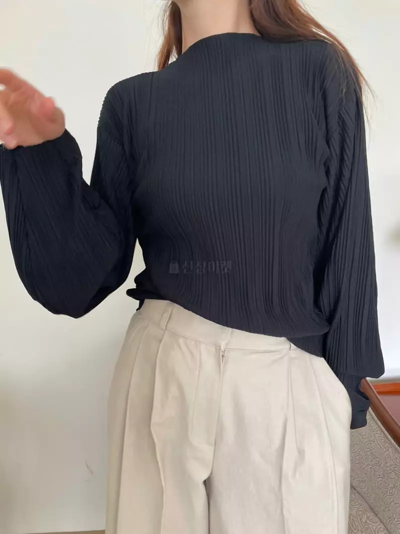 Hue - Korean Women Fashion - #momslook - Slit Pleats - 5