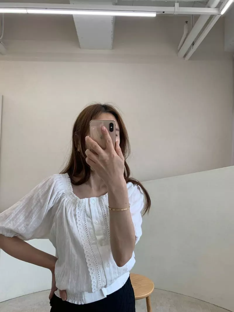 Hue - Korean Women Fashion - #momslook - Offless Blouse - 9