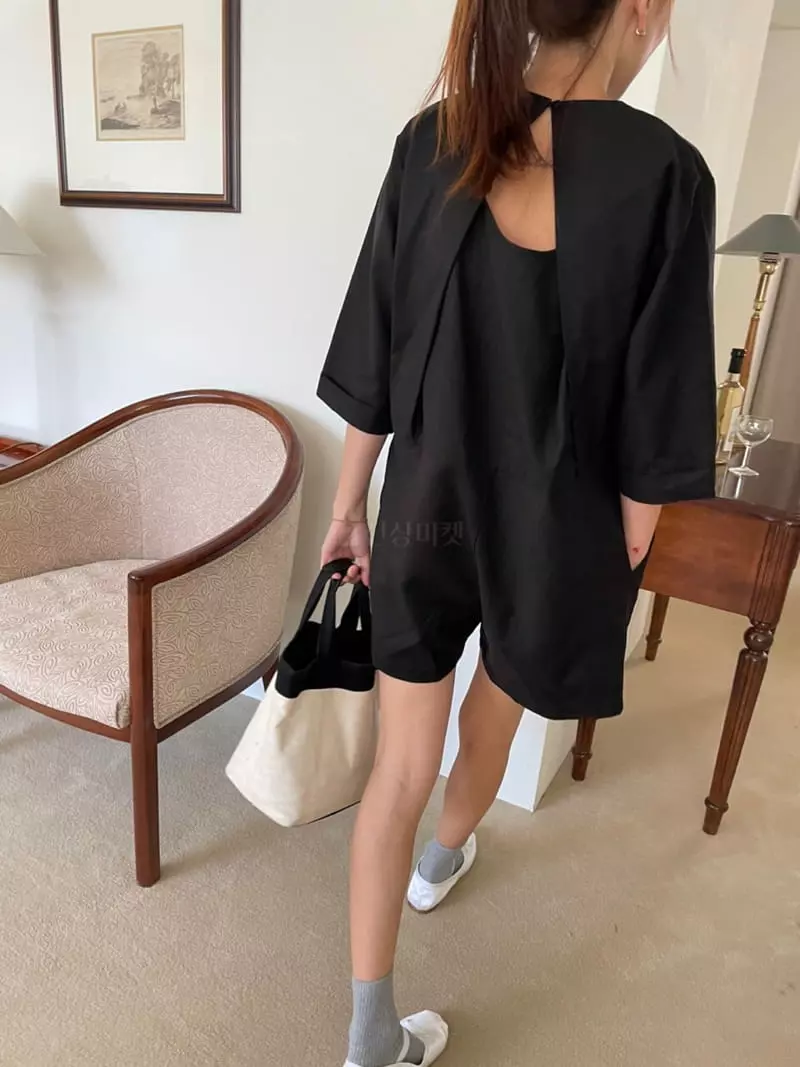 Hue - Korean Women Fashion - #momslook - Ann Jumpsuit - 5