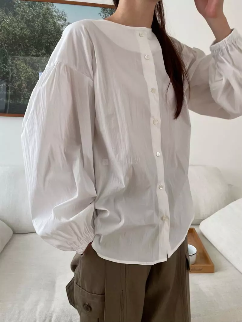Hue - Korean Women Fashion - #momslook - Adell Blouse - 5