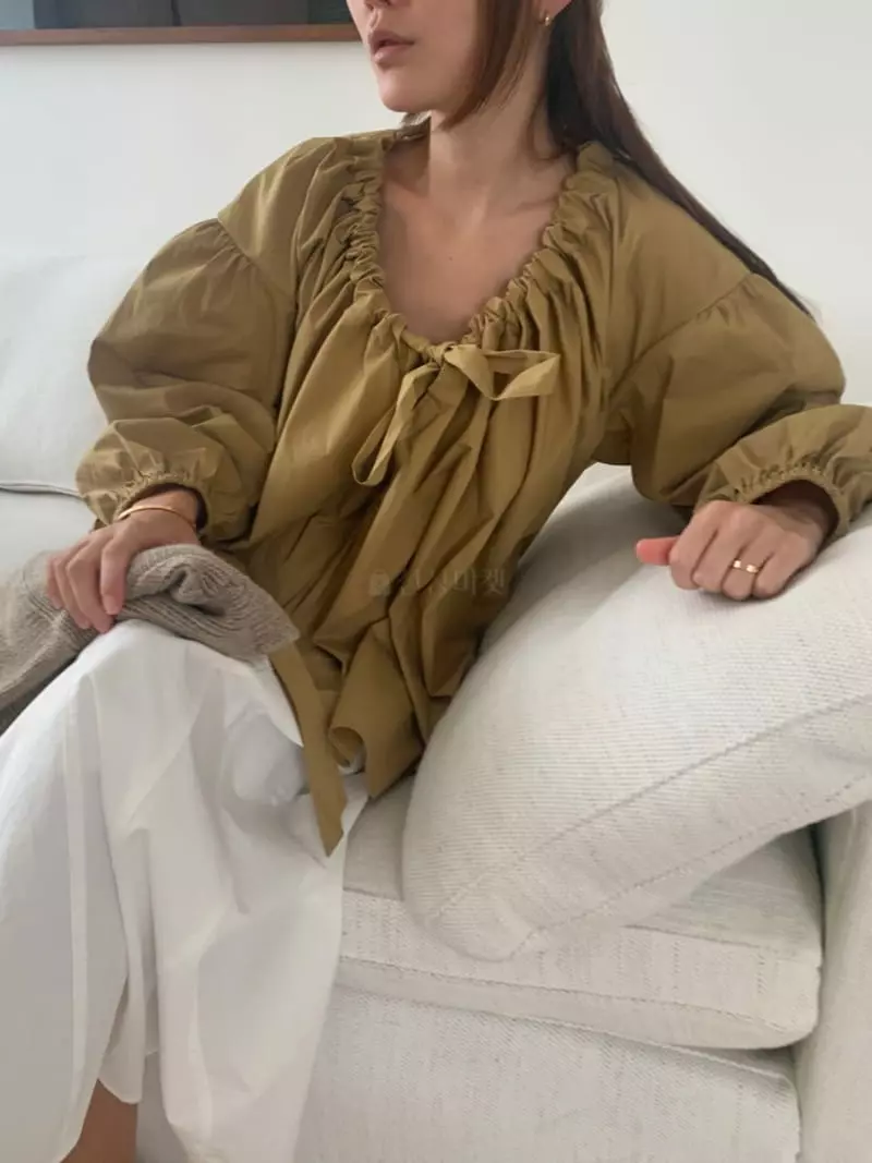 Hue - Korean Women Fashion - #momslook - Adell Blouse - 7
