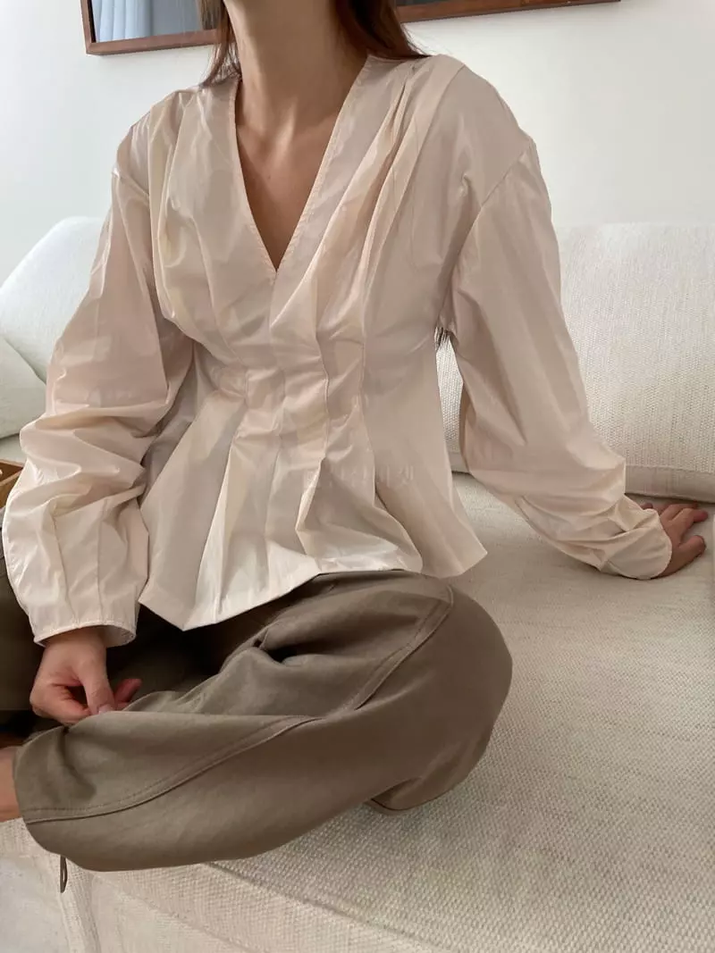 Hue - Korean Women Fashion - #momslook - Leja Blouse - 6