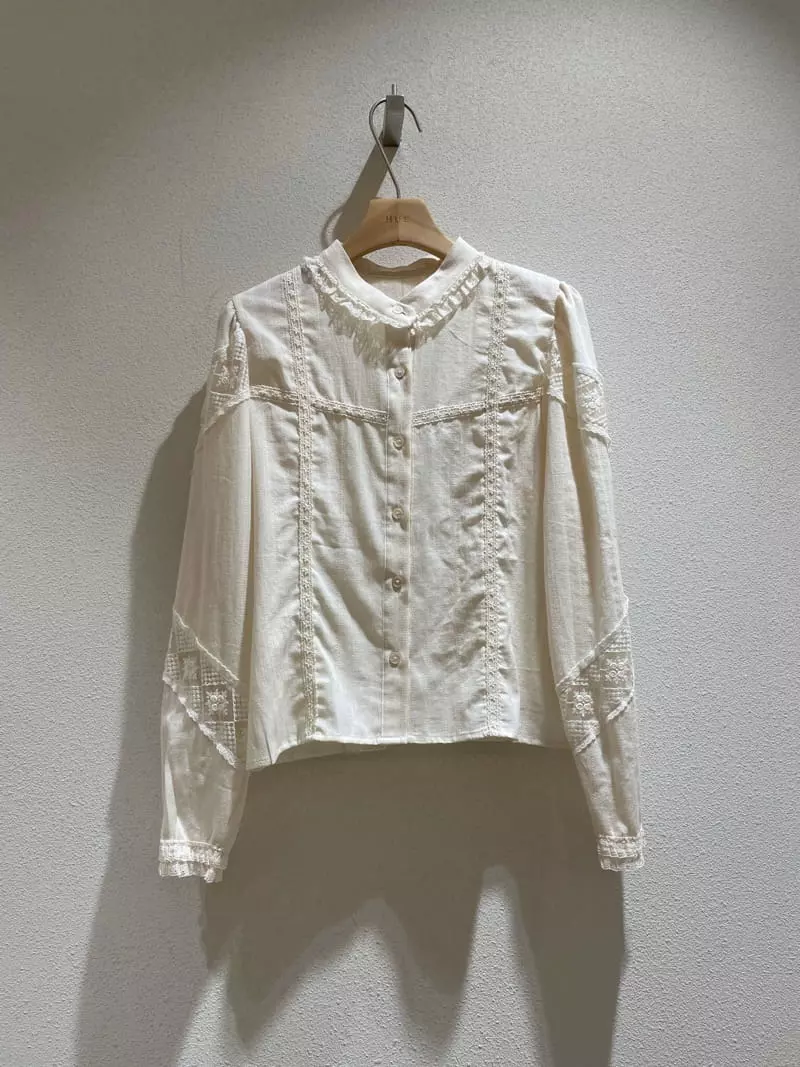 Hue - Korean Women Fashion - #momslook - Lace Blouse
