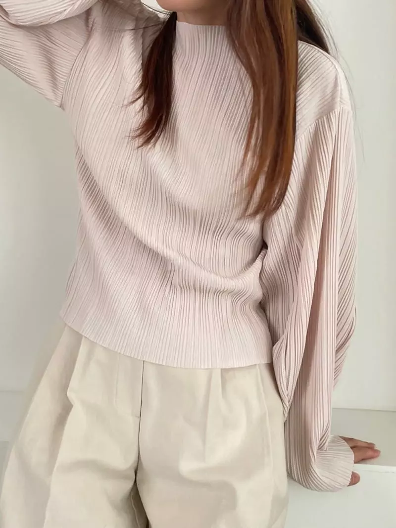 Hue - Korean Women Fashion - #shopsmall - Slit Pleats - 2