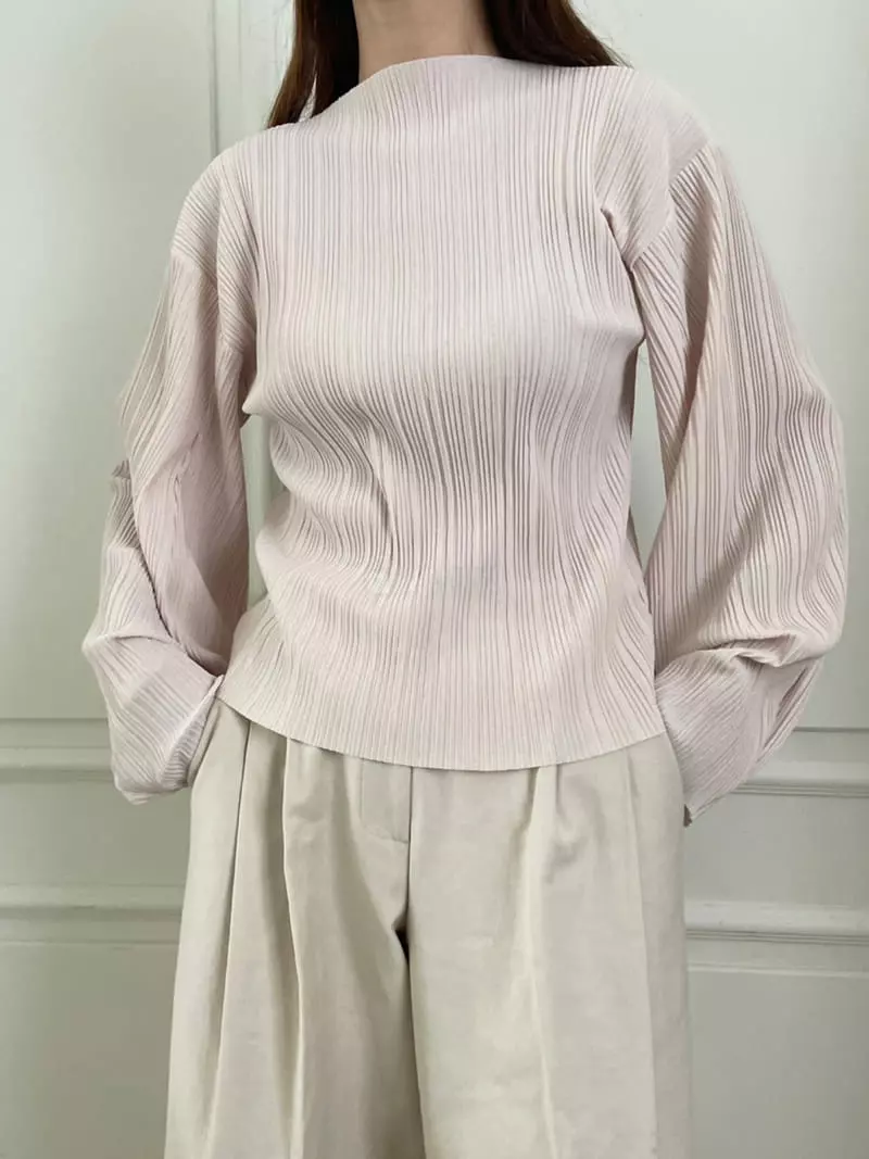 Hue - Korean Women Fashion - #thatsdarling - Slit Pleats - 3