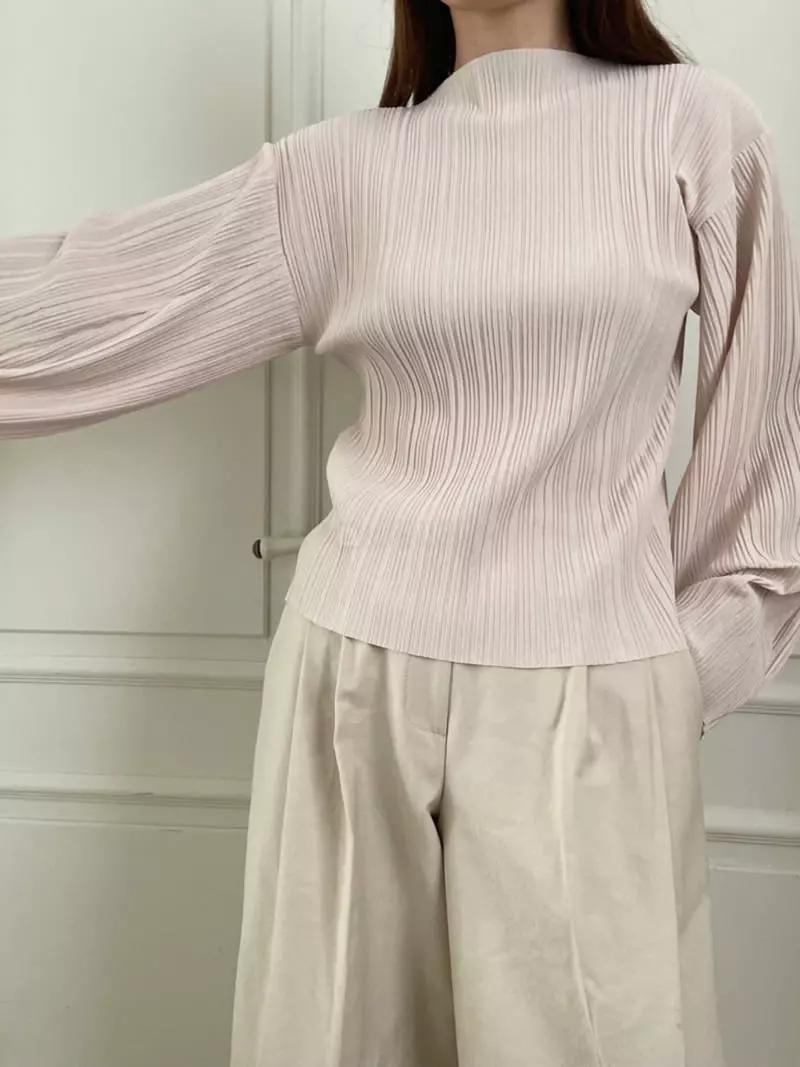 Hue - Korean Women Fashion - #thatsdarling - Slit Pleats - 4