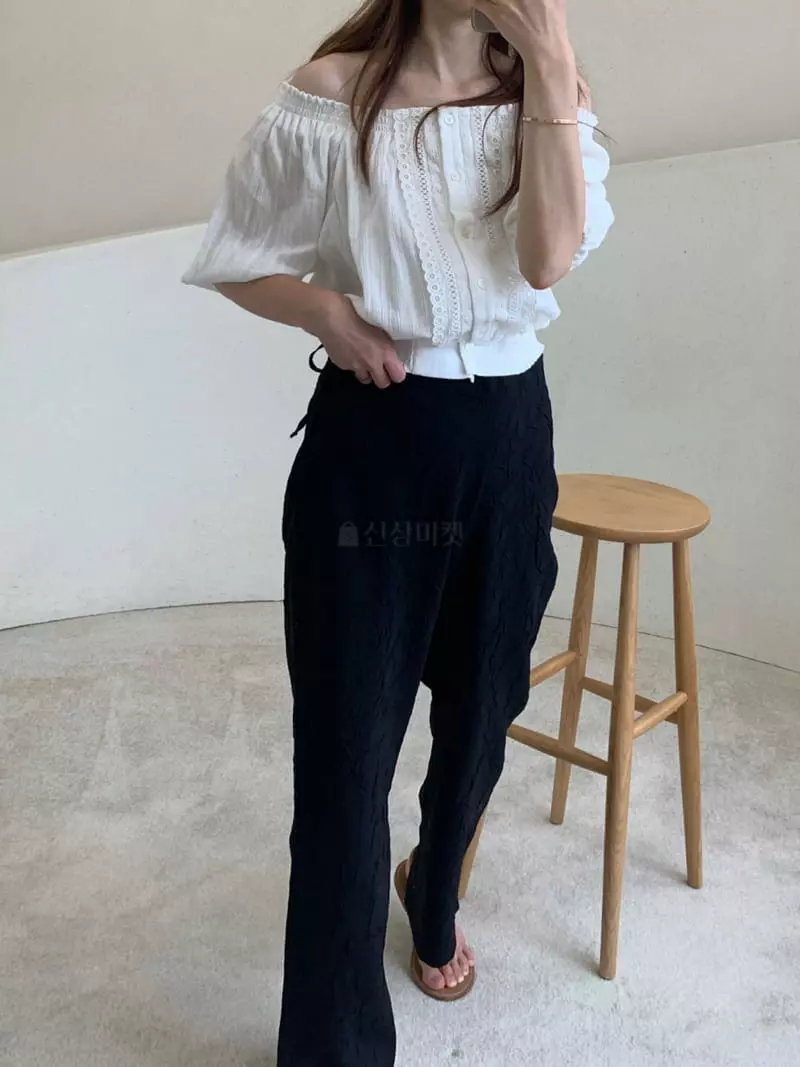 Hue - Korean Women Fashion - #womensfashion - Offless Blouse - 8