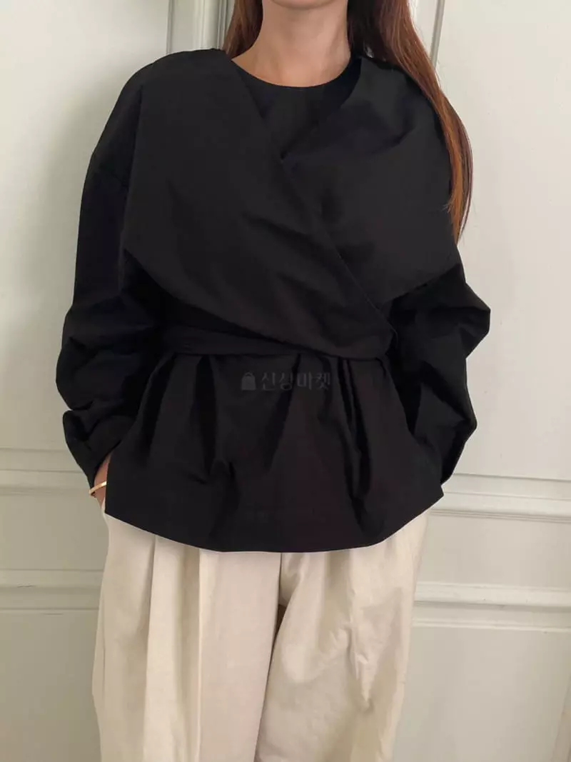 Hue - Korean Women Fashion - #womensfashion - Ribbon Blouse - 7