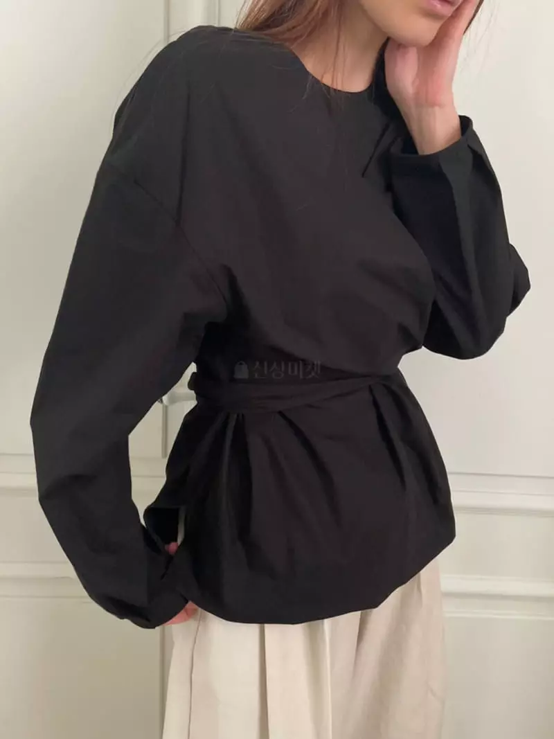 Hue - Korean Women Fashion - #womensfashion - Ribbon Blouse - 9