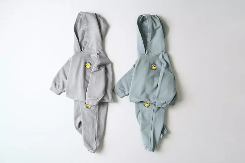 Hyvaa - Korean Children Fashion - #Kfashion4kids - Project Hoody Top Bottom Set - 2