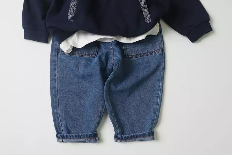 Hyvaa - Korean Children Fashion - #Kfashion4kids - Belt Jeans - 10