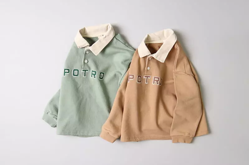 Hyvaa - Korean Children Fashion - #childrensboutique - Port Lo Collar Tee - 4