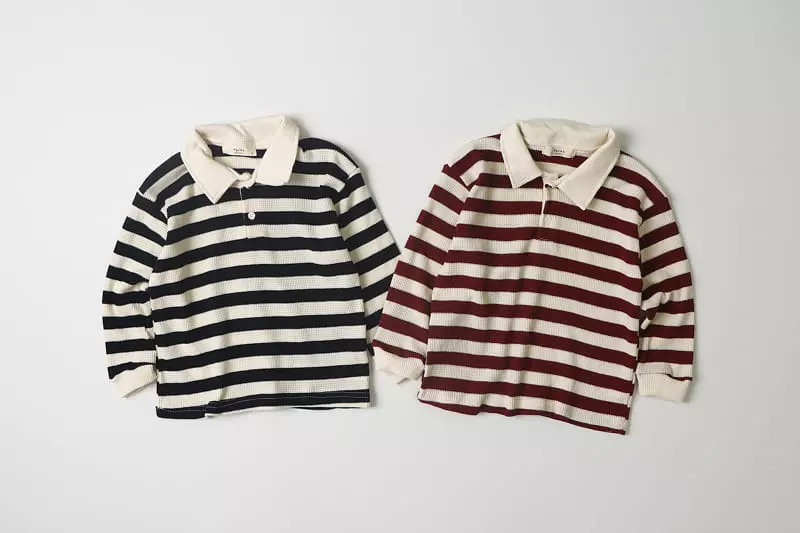Hyvaa - Korean Children Fashion - #designkidswear - Waffle Stripes Tee