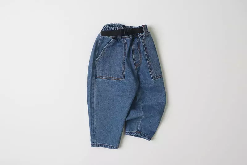 Hyvaa - Korean Children Fashion - #childrensboutique - Belt Jeans - 4