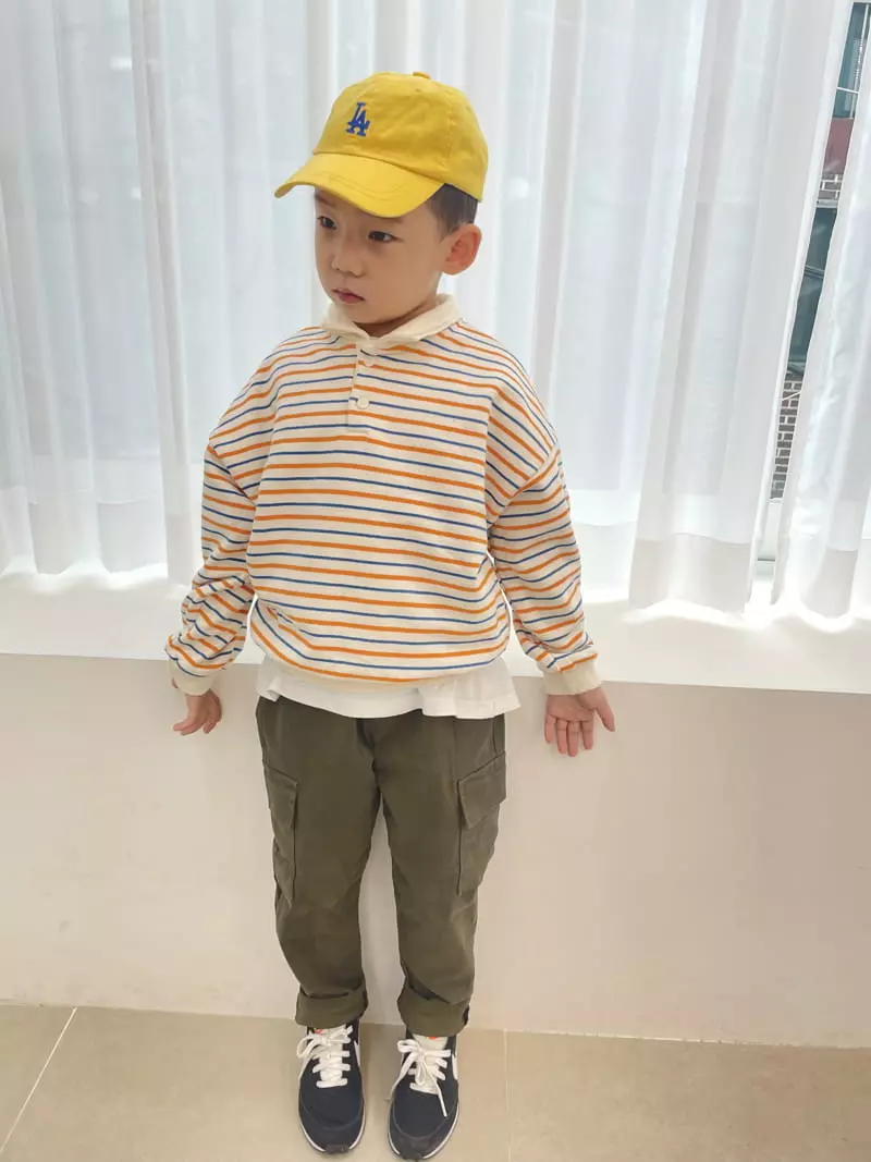 Hyvaa - Korean Children Fashion - #discoveringself - City Stipes Tee