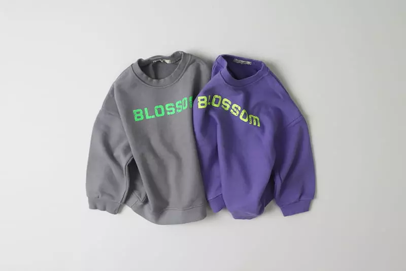 Hyvaa - Korean Children Fashion - #fashionkids - Blossom Embrodiery Sweatshirt