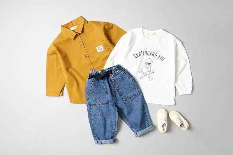 Hyvaa - Korean Children Fashion - #kidsshorts - Pigment Patch Shirt - 8