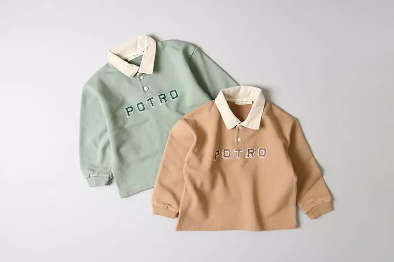 Hyvaa - Korean Children Fashion - #kidsshorts - Port Lo Collar Tee - 7