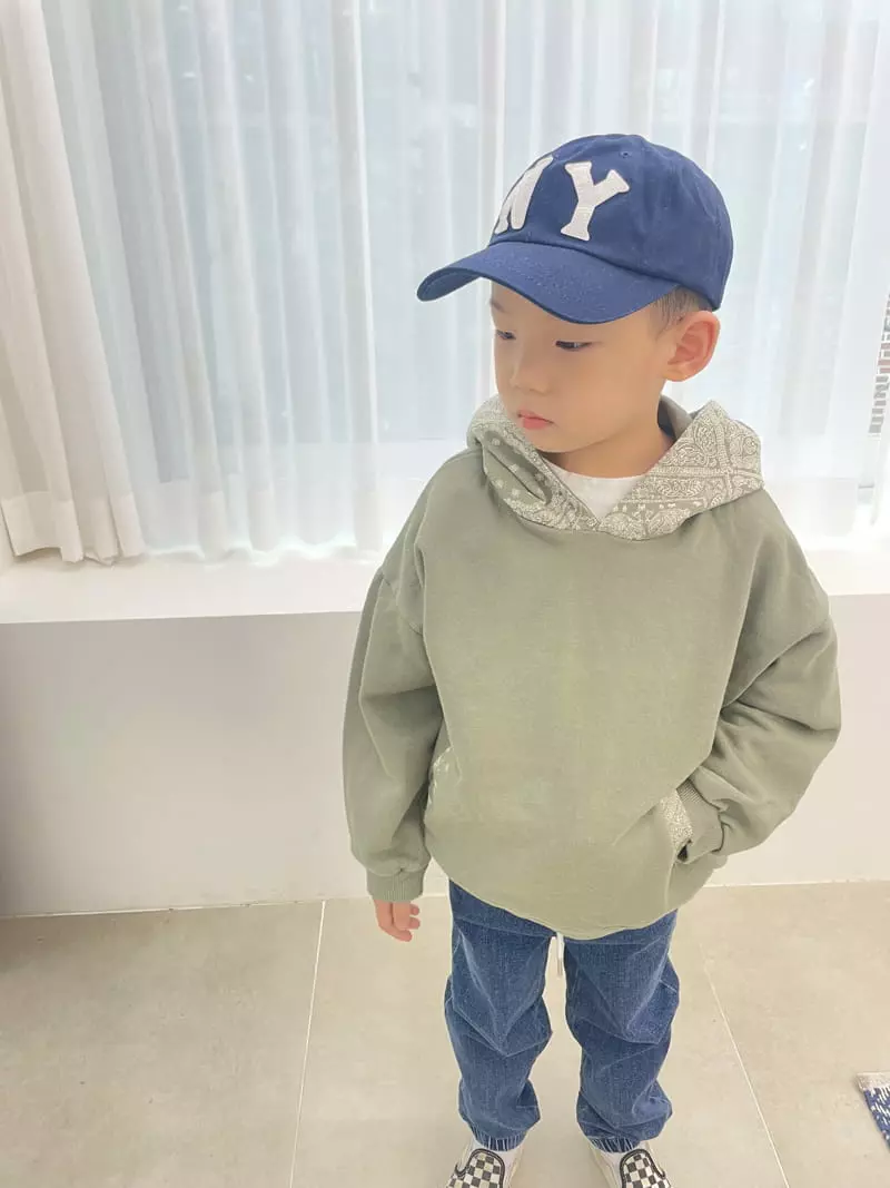 Hyvaa - Korean Children Fashion - #kidsshorts - Paisely Hoody