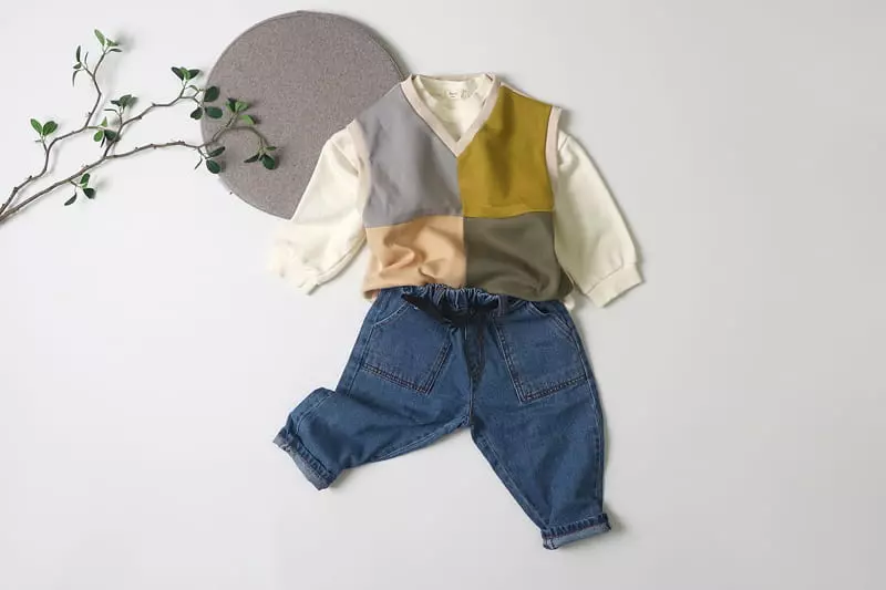 Hyvaa - Korean Children Fashion - #kidsshorts - Belt Jeans - 7