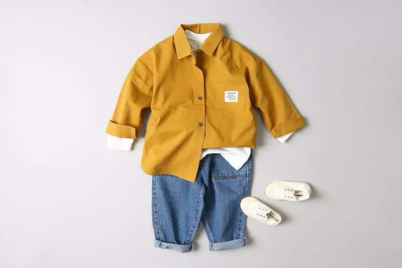Hyvaa - Korean Children Fashion - #kidsstore - Pigment Patch Shirt - 9
