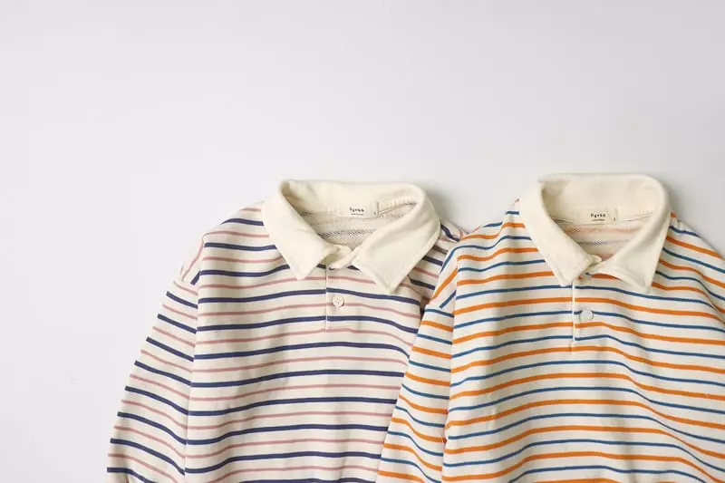 Hyvaa - Korean Children Fashion - #kidsshorts - City Stipes Tee - 4