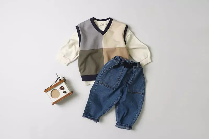 Hyvaa - Korean Children Fashion - #kidsstore - Belt Jeans - 8