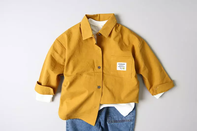 Hyvaa - Korean Children Fashion - #kidzfashiontrend - Pigment Patch Shirt - 10